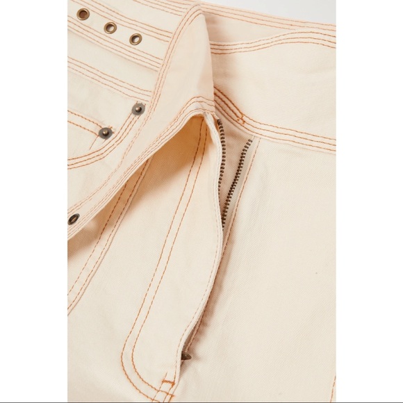 ✨NWT✨Ulla Johnson Albie belted high-rise wide-leg denim jeans - Picture 2 of 8